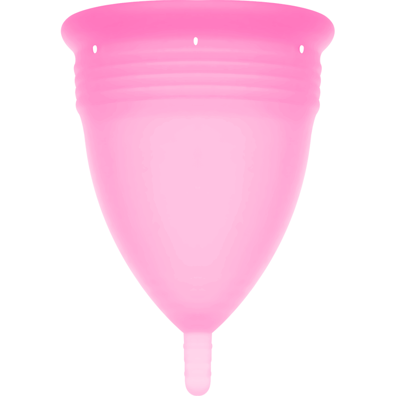 STERCUP - COUPE MENSTRUELLE EN SILICONE FDA ROSE - TAILLE S