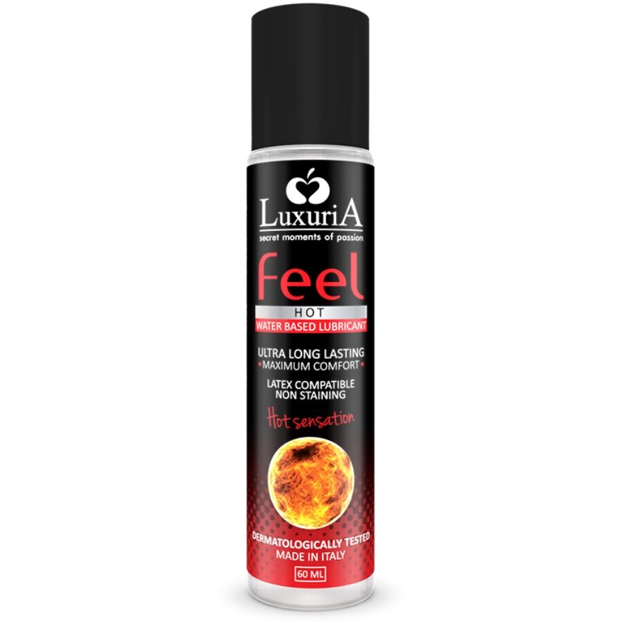 INTIMATELINE - LUXURIA LUBRIFIANT BASE D'EAU FEEL HOT SENSATION 60 ML