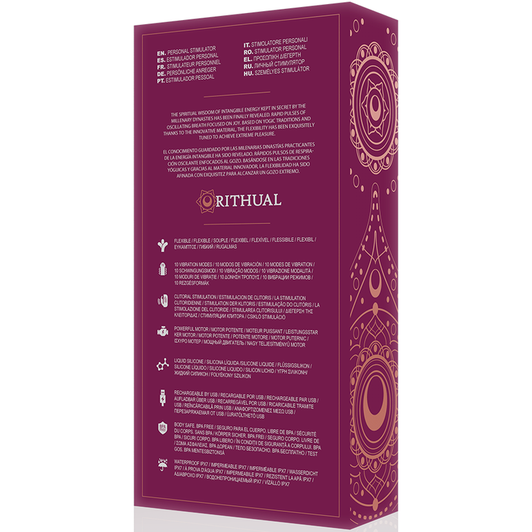 Anusara par Rithual – Vibromasseur Double Moteur Rechargeable