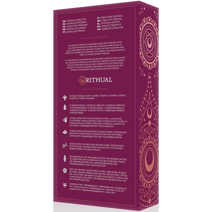 Anusara par Rithual – Vibromasseur Double Moteur Rechargeable