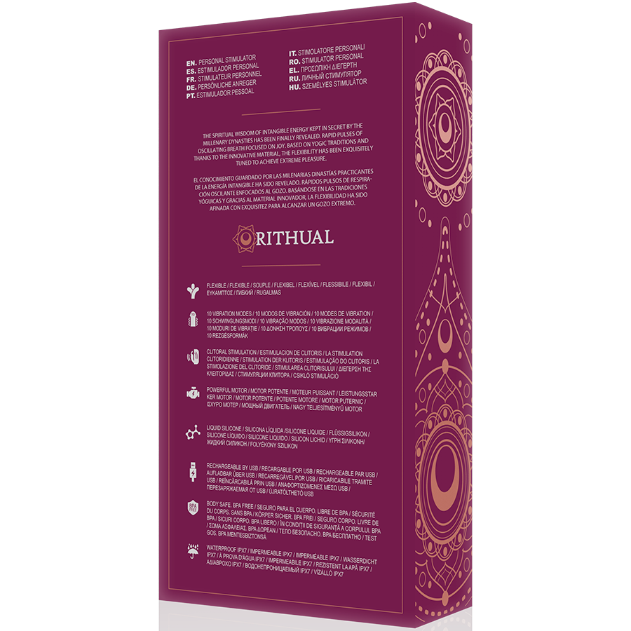 Anusara par Rithual – Vibromasseur Double Moteur Rechargeable