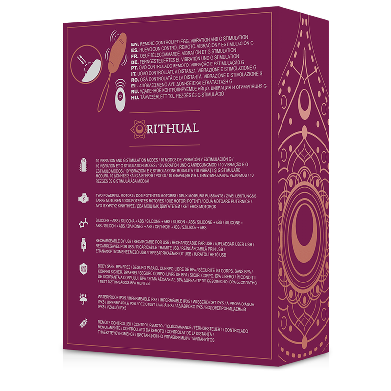 Priya par Rithual – Œuf Vibrant & Stimulateur Point G Télécommandé